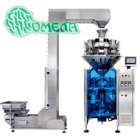 Vertical weighing and packing system for small items